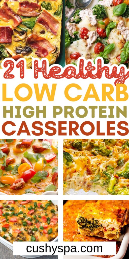 low carb high protein recipes for casseroles