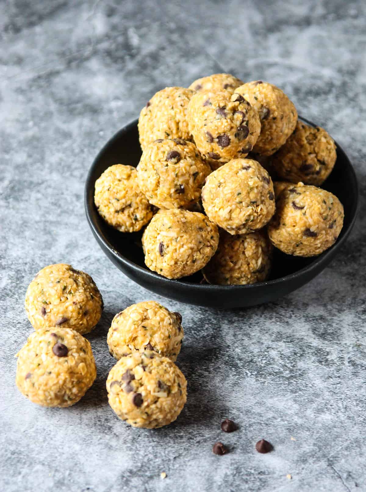 no-bake oatmeal bites