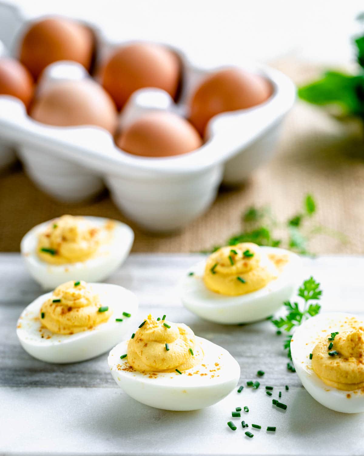 Deviled Eggs without Mayo