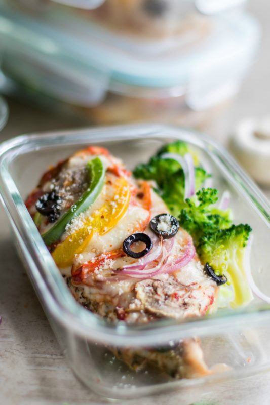 Veggie Supreme Pizza Meal Prep
