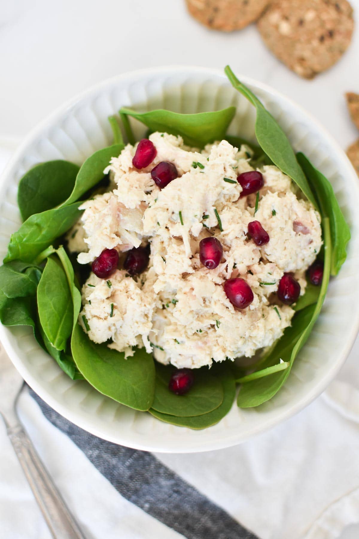 pomegranate chicken salad