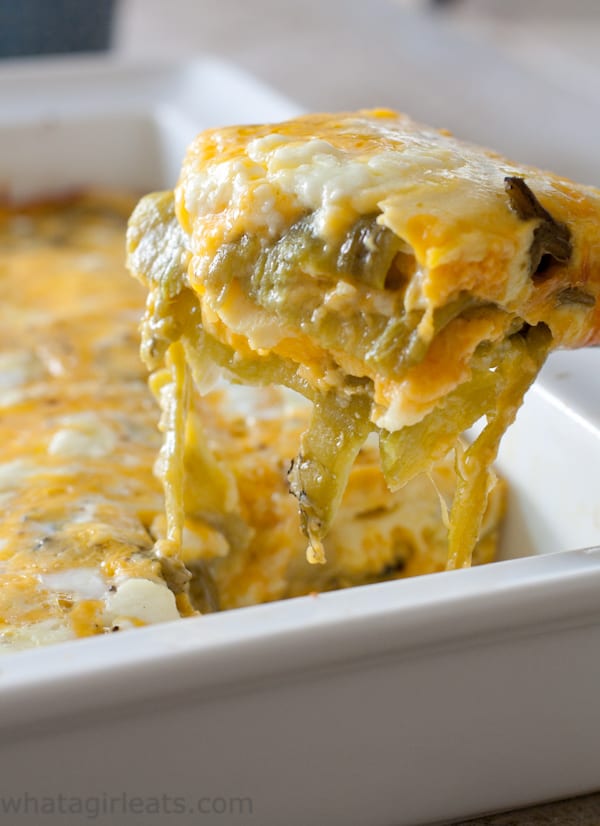 Hatch Chile Rellenos Casserole