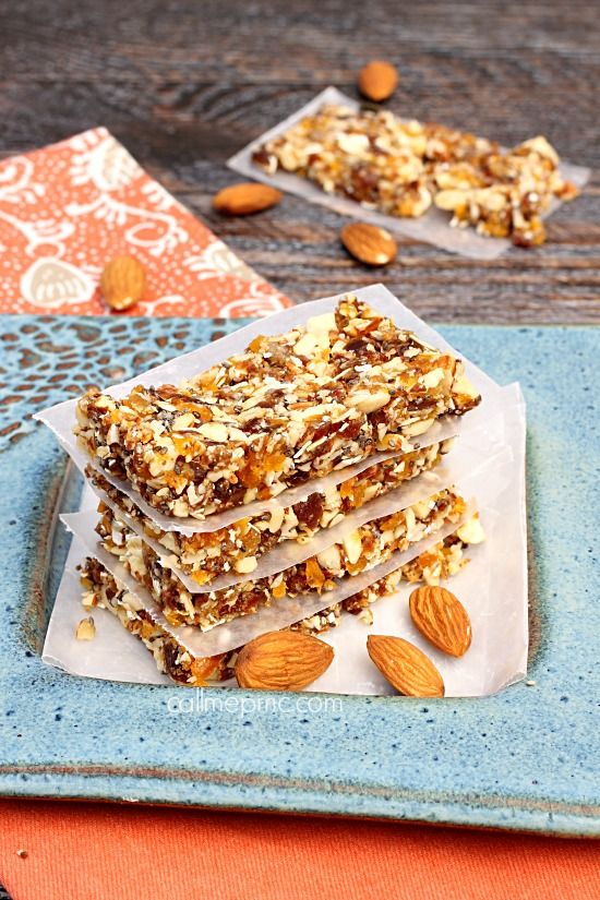  Apricot Almond Energy Bars