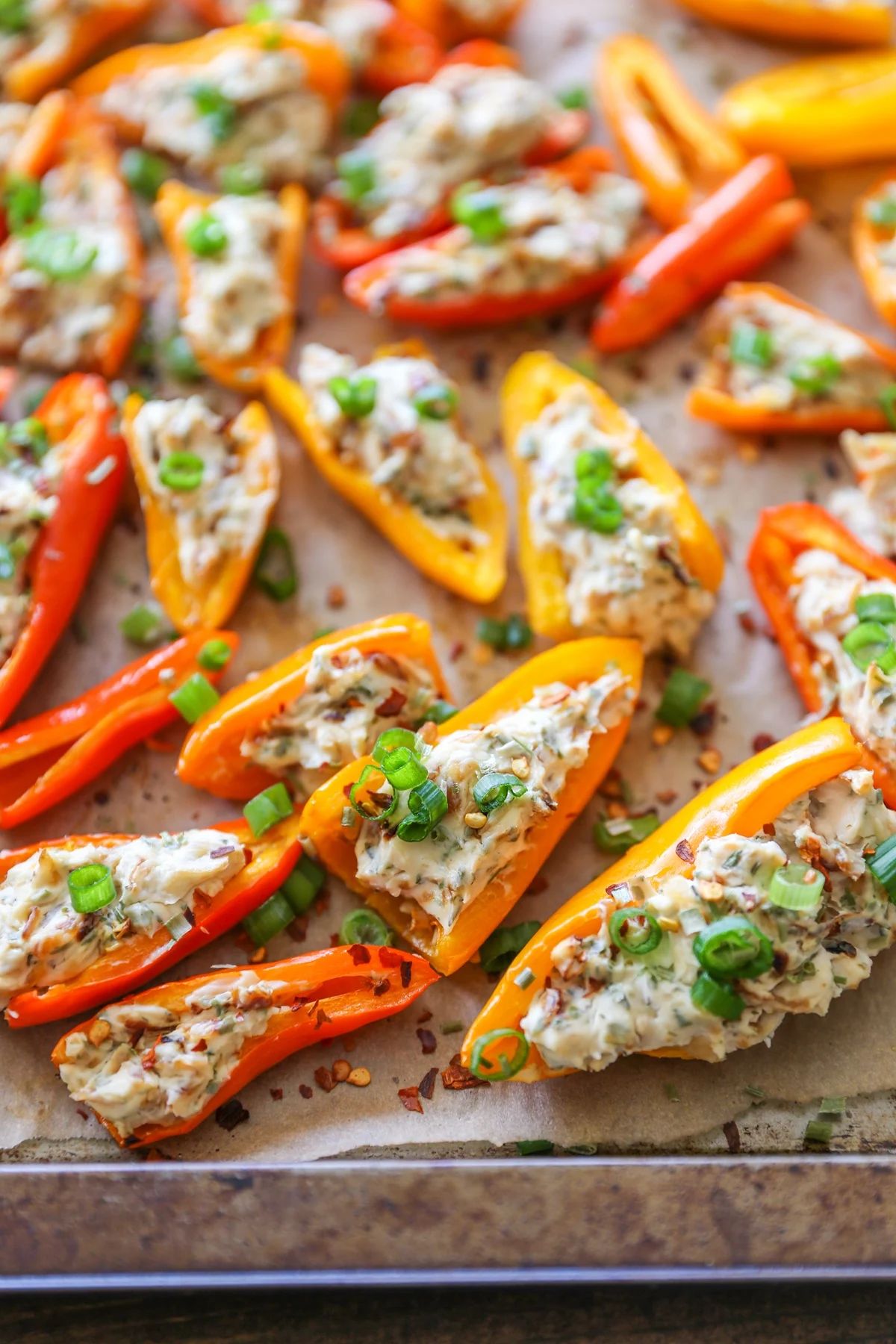 Cream Cheese Stuffed Baby Bell Peppers