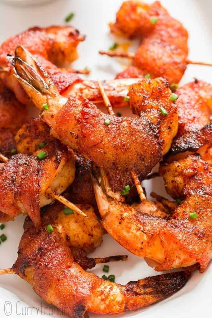 bacon wrapped shrimp