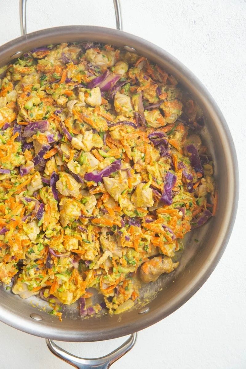 Thai Zucchini and Chicken Skillet
