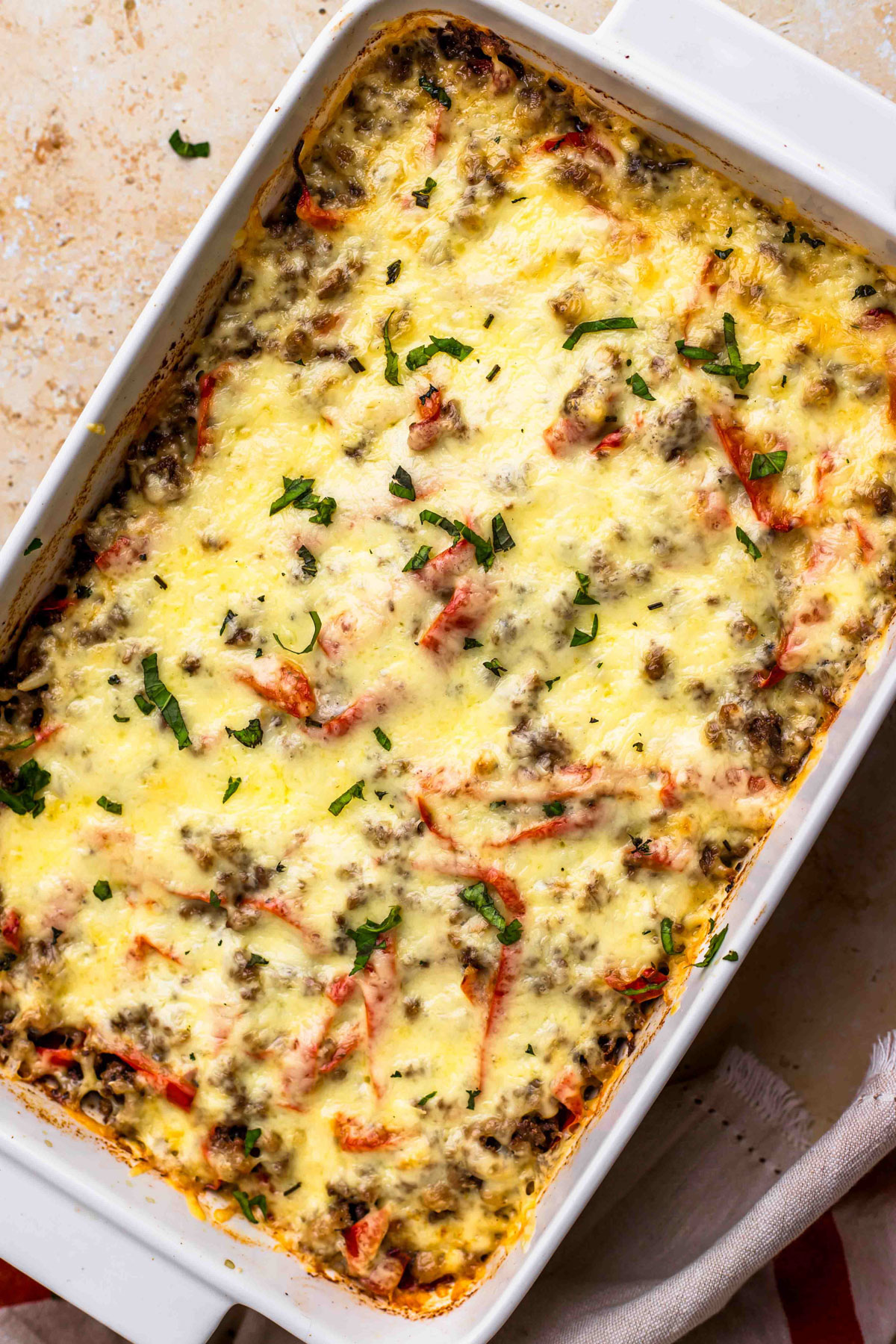 keto philly casserole
