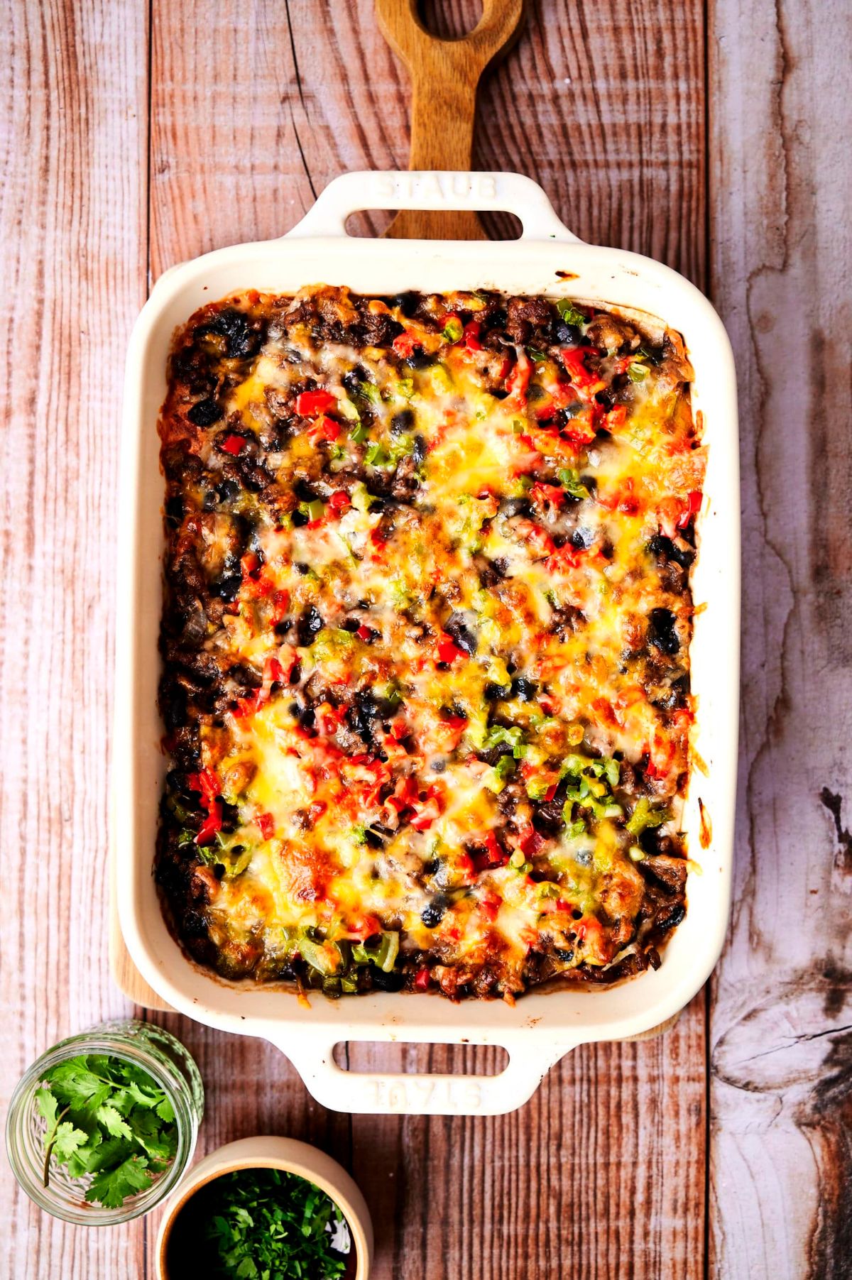 13. Creamy Burrito Casserole