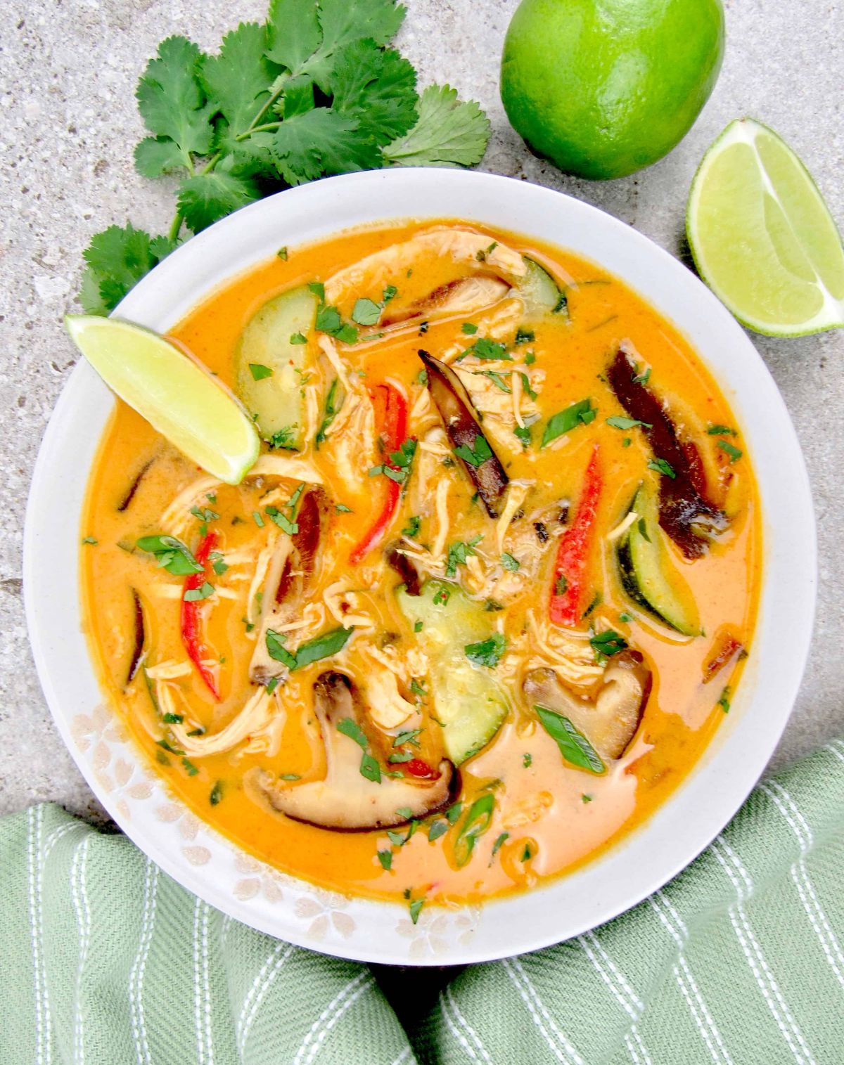 15. Thai Coconut Curry Chicken Soup
