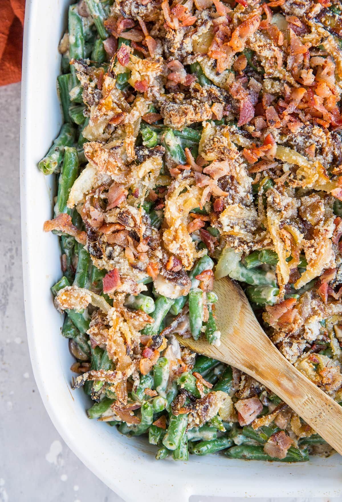 17. Healthy Green Bean Casserole