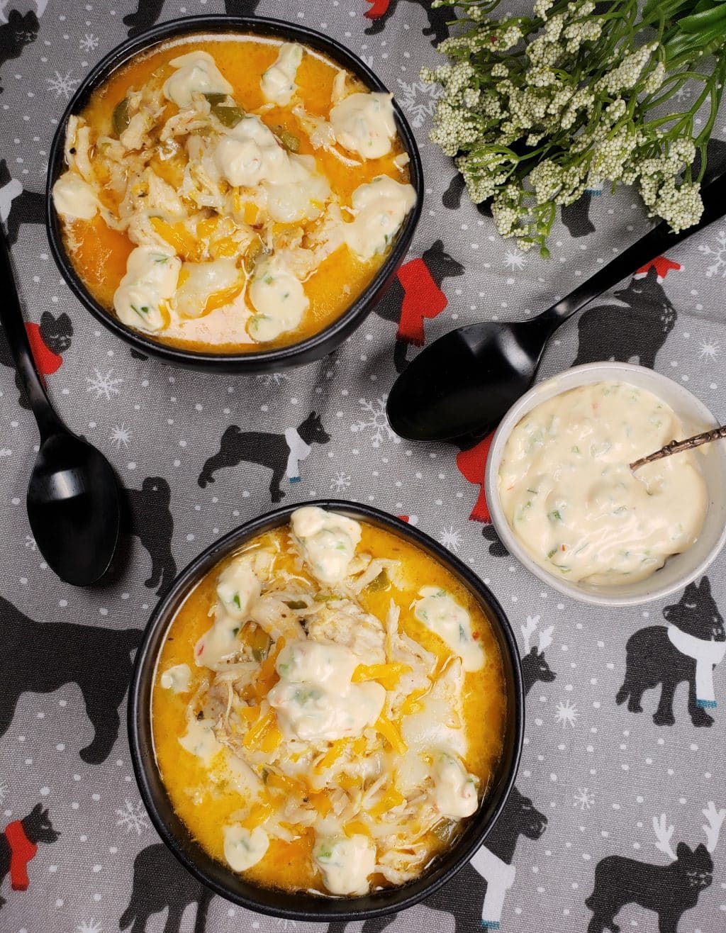 17. Instant Pot Chicken Jalapeno Popper Soup