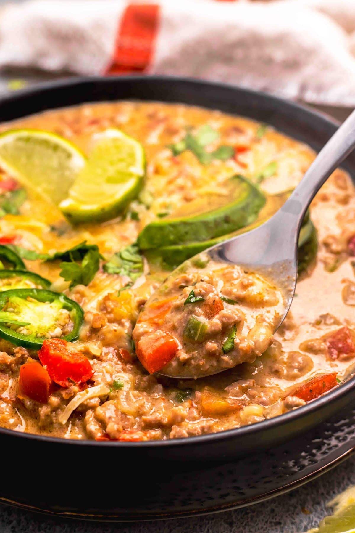 2. Creamy Taco Soup