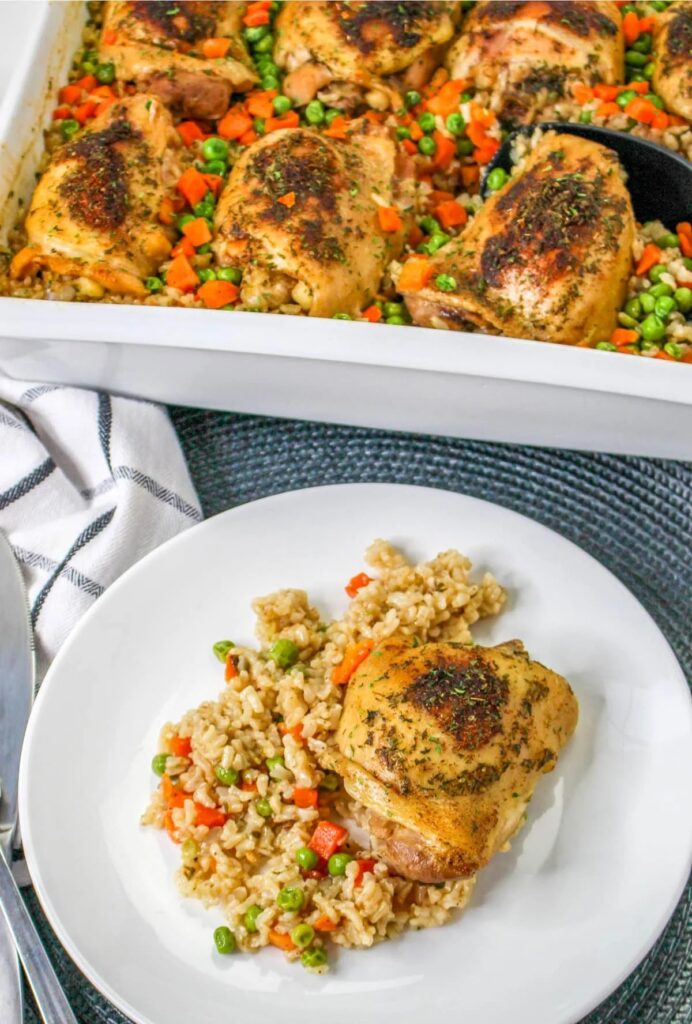 25. Chicken and Brown Rice Casserole