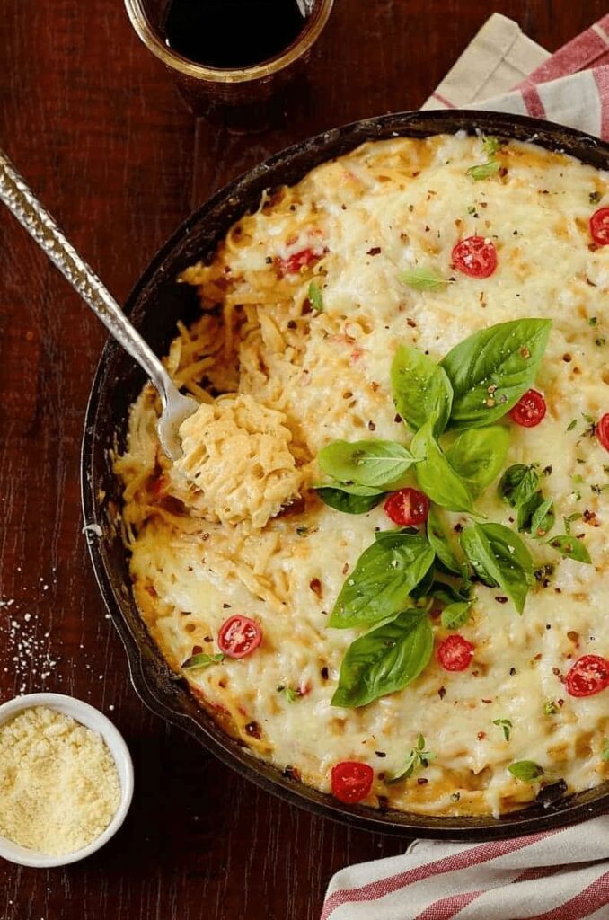 30. Chicken Pasta Bake with Bacon