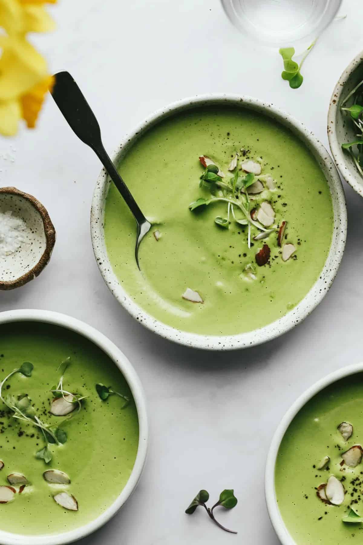 6. Broccoli Almond Soup