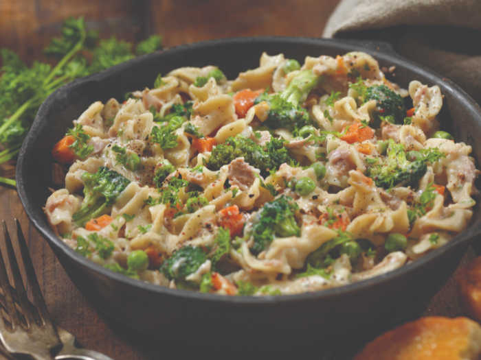 9. Healthy Tuna Pasta Casserole