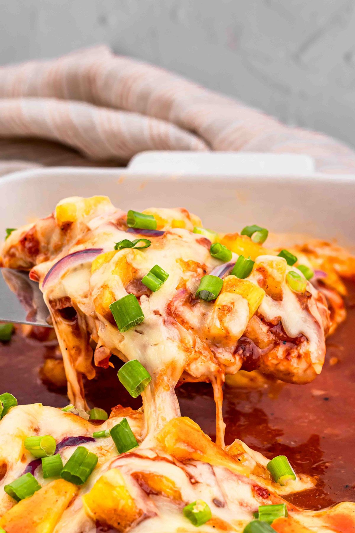 1. Pineapple BBQ Chicken with Bacon