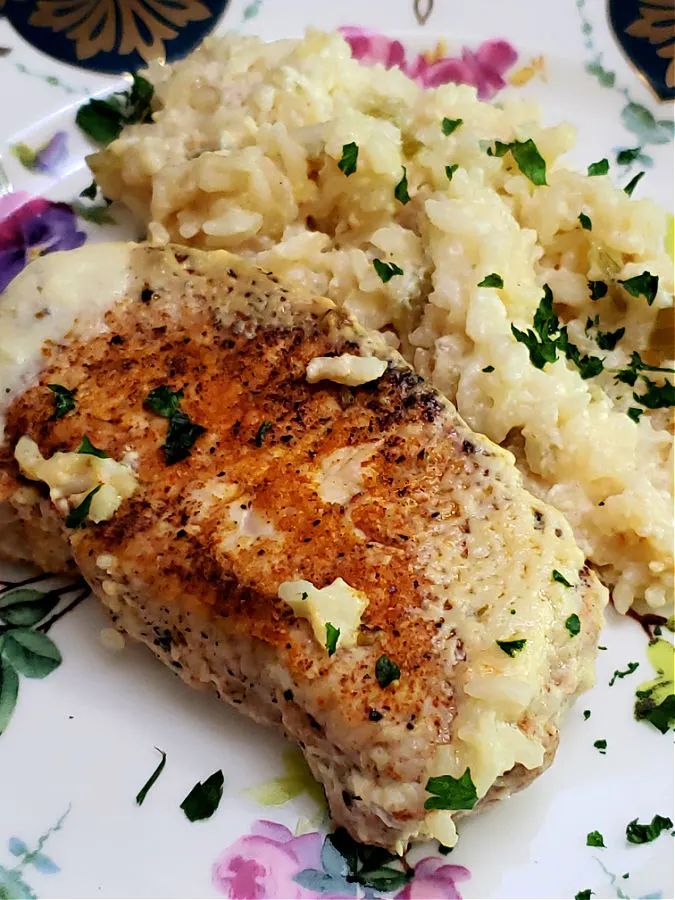13. Pork Chop and Rice Casserole