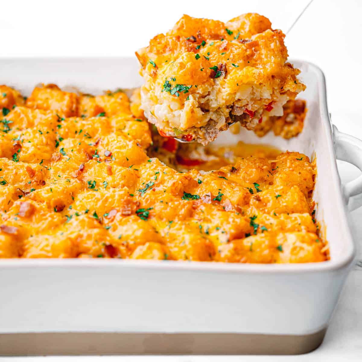 13. Tater Tot Breakfast Casserole