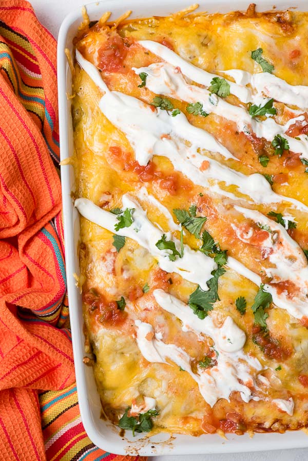 16. Breakfast Enchilada Casserole