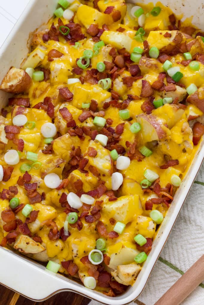 16. Loaded Baked Potato and Chicken Casserole