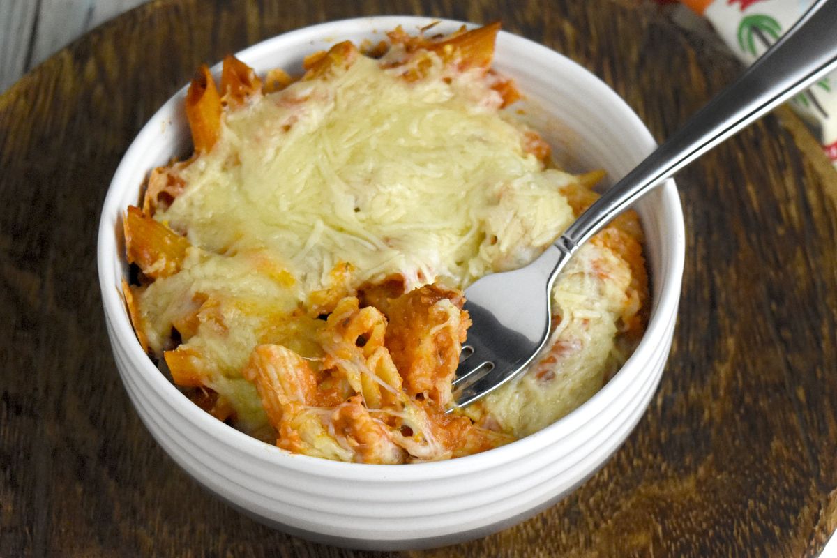 18. Chicken Parm Pasta Bake