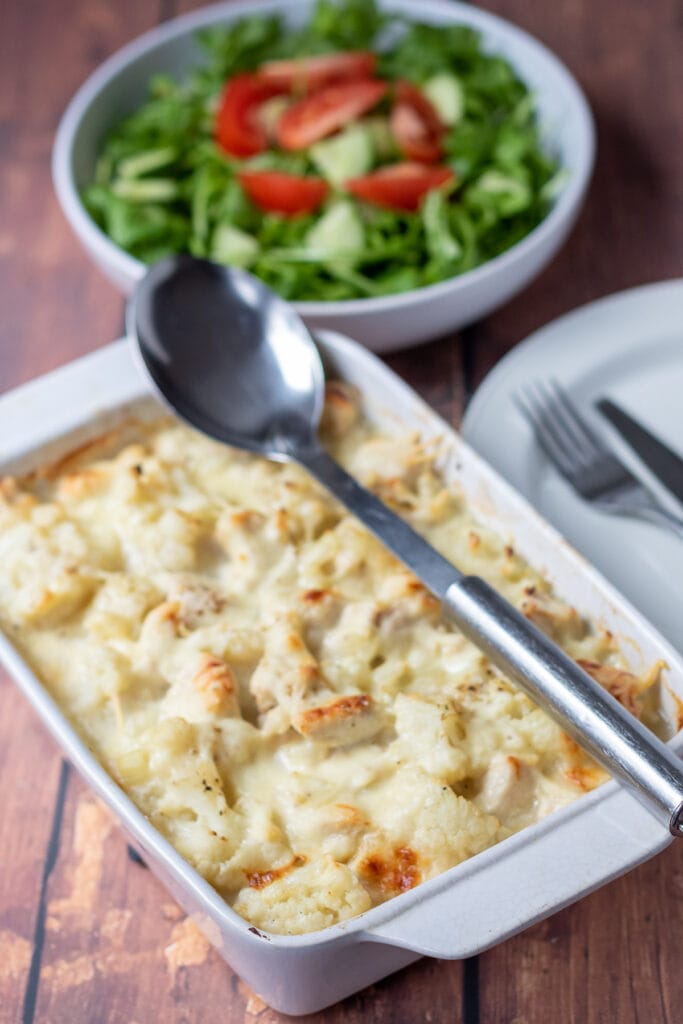 20. Baked Chicken and Cauliflower
