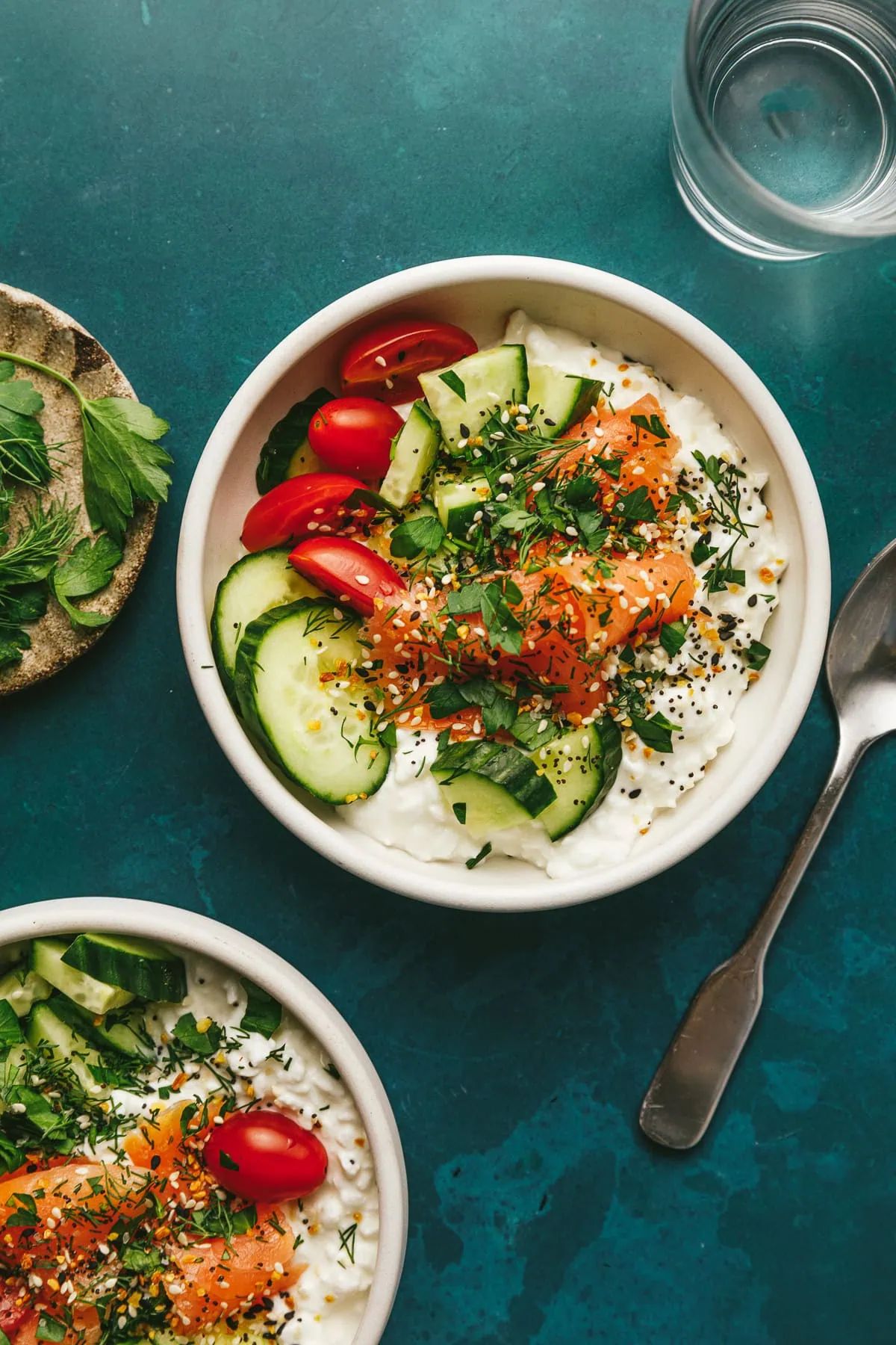 23. Savory Cottage Cheese Bowls