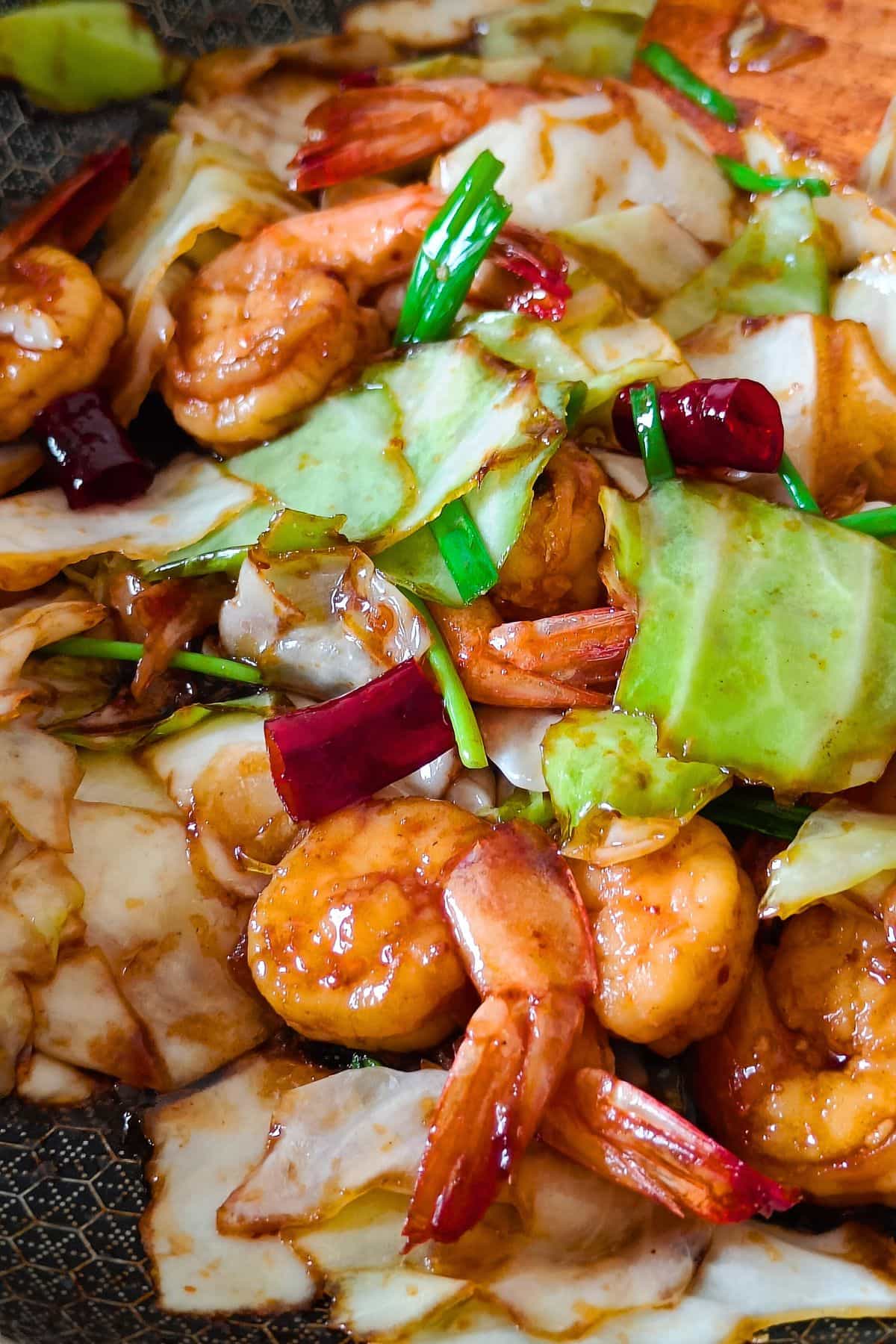 24. Shrimp and Cabbage Stir Fry