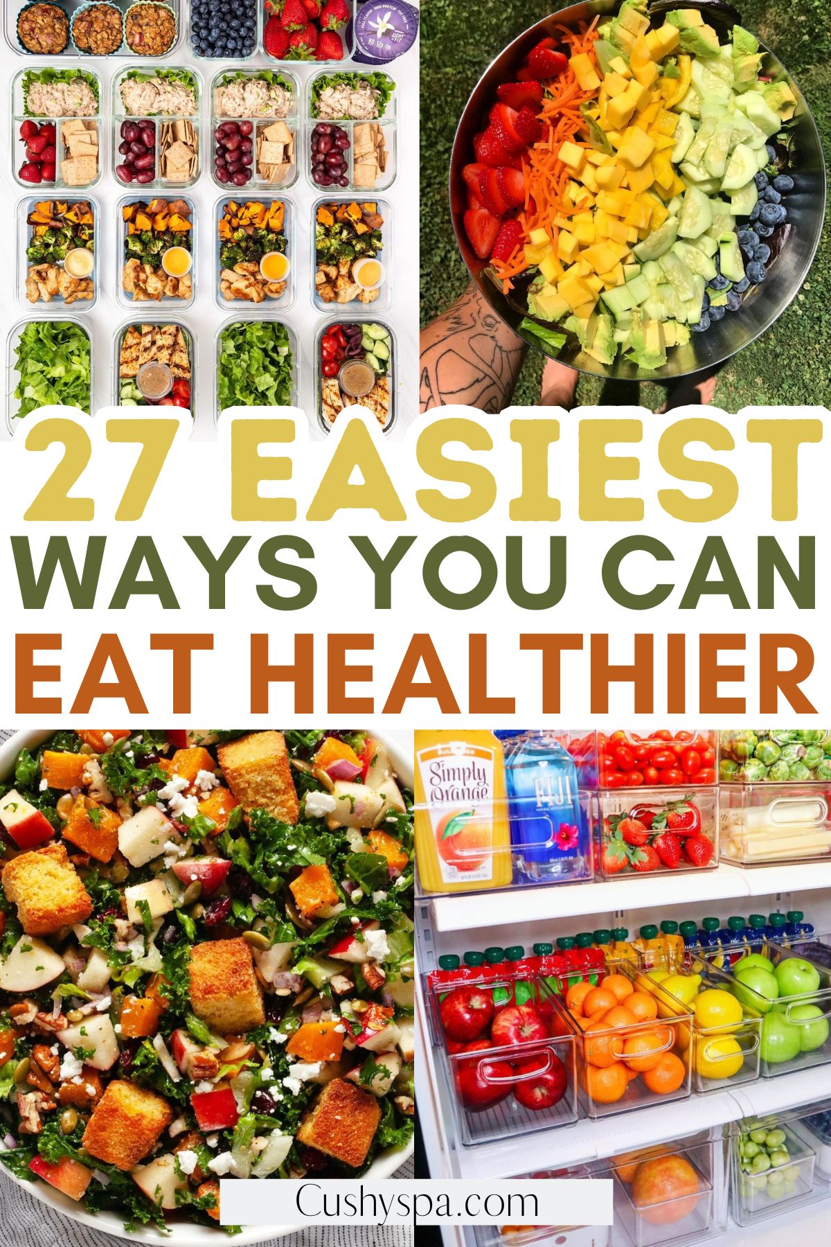 Ways to eat healthier