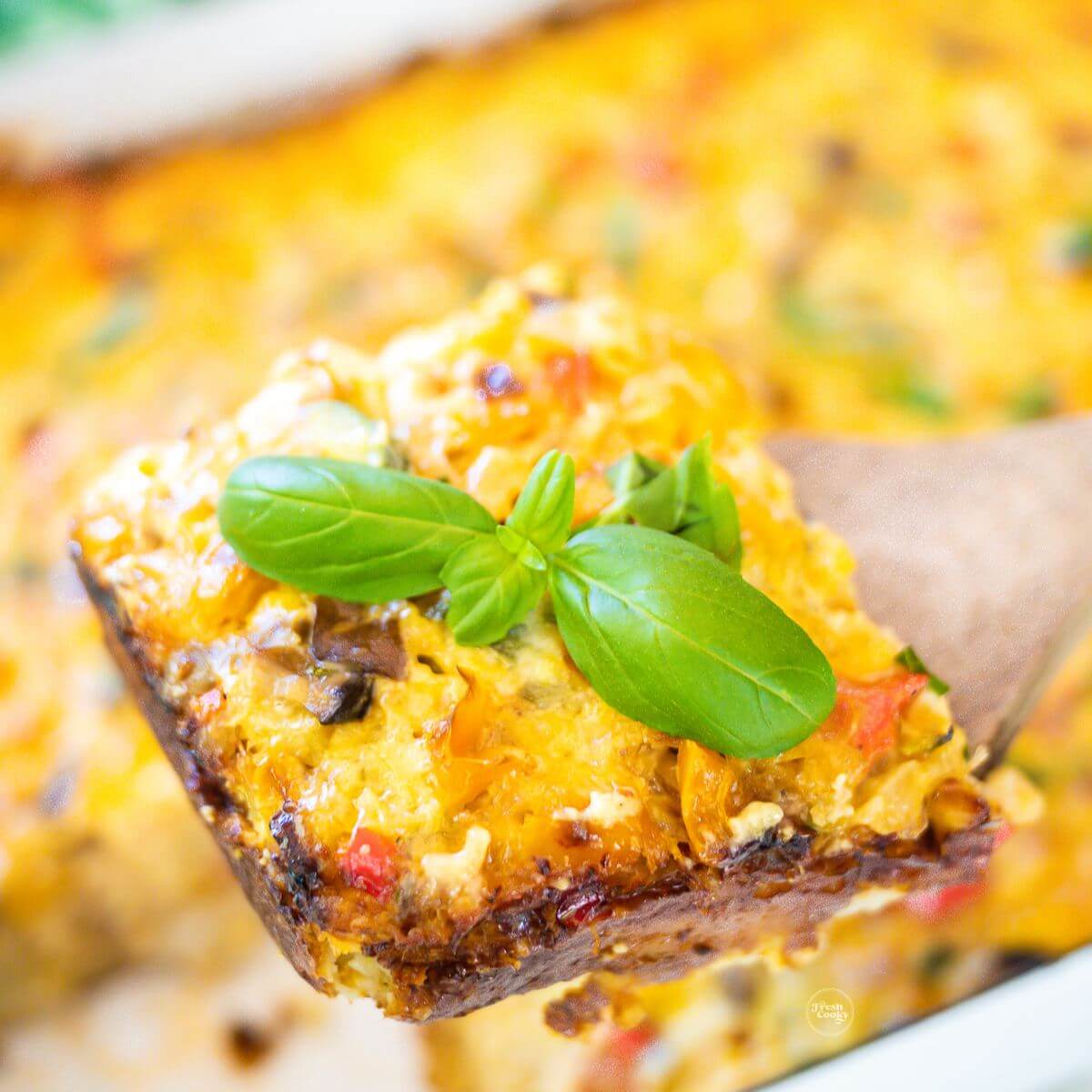 4. Vegetarian Tater Tot Breakfast Casserole