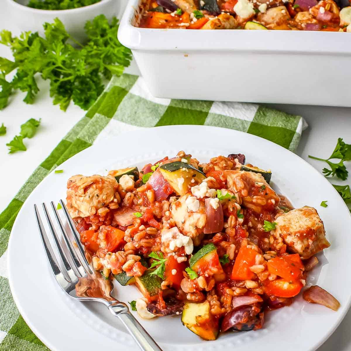 6. Mediterranean Chicken Casserole