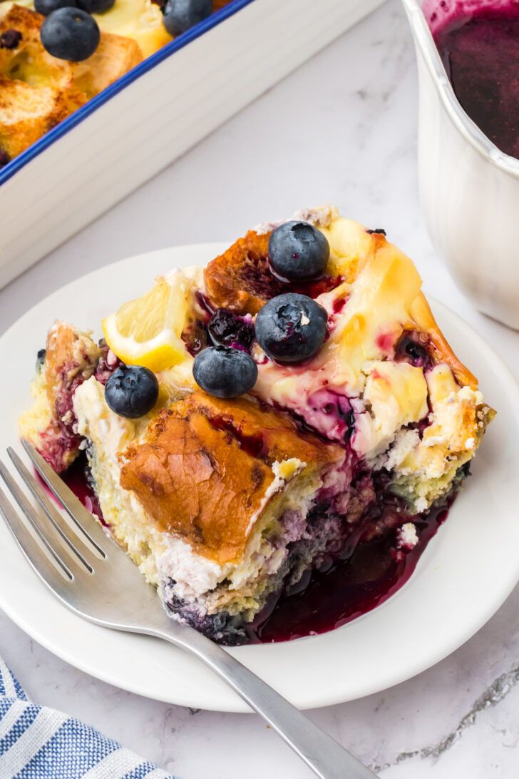 7. Blueberry French Toast Casserole