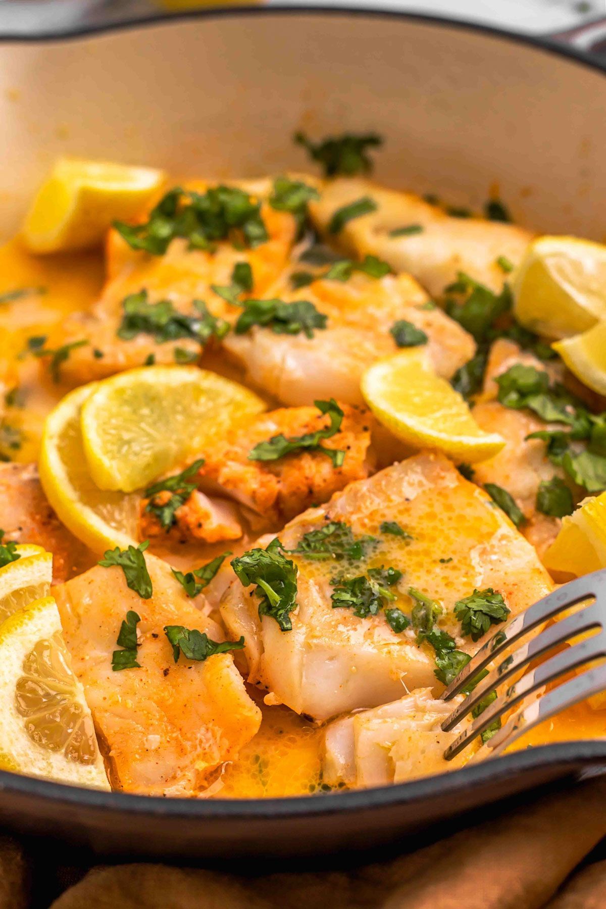 8. Buttered Cod