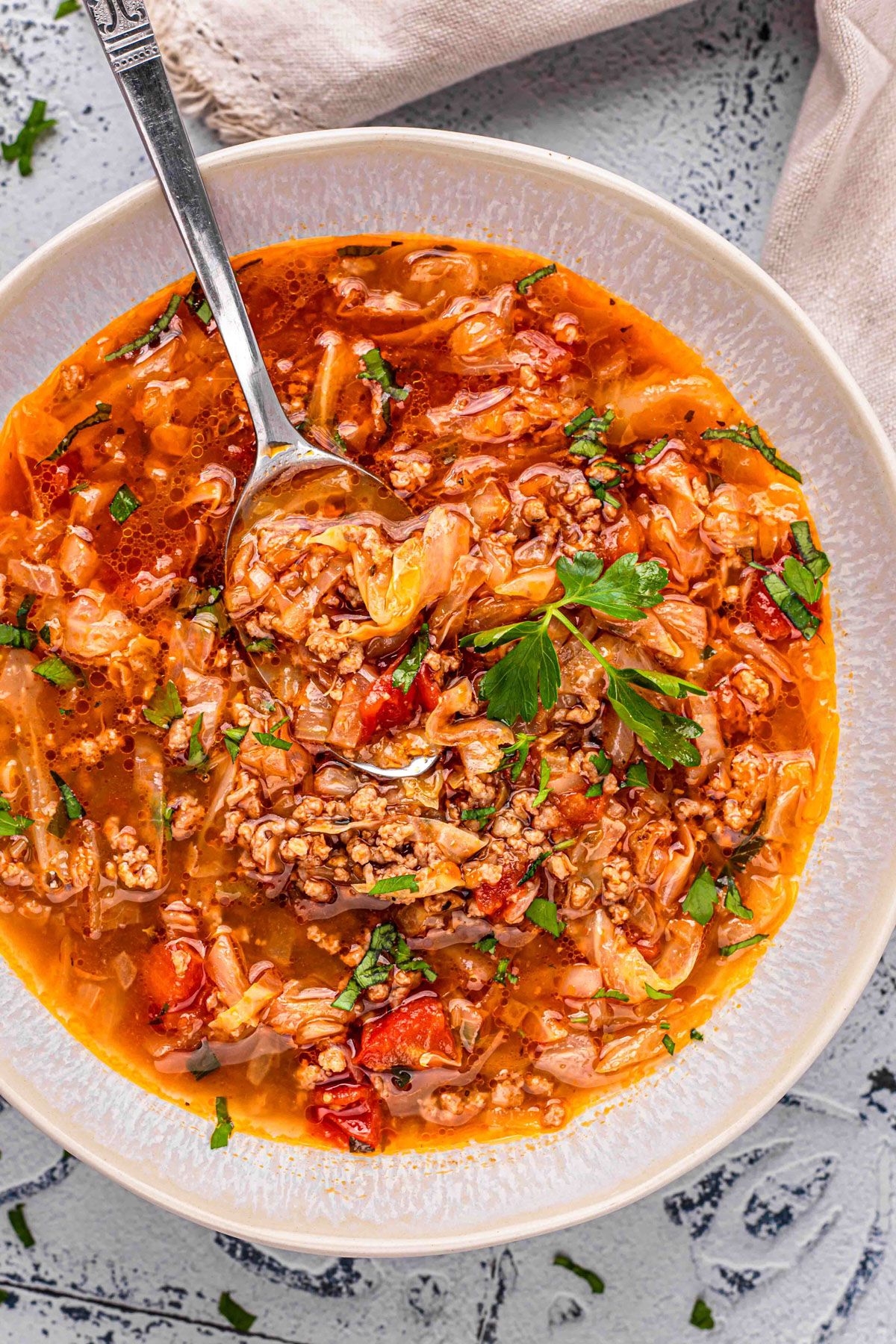 Low Carb Cabbage Soup