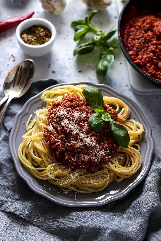 Vegan Spaghetti Bolognese