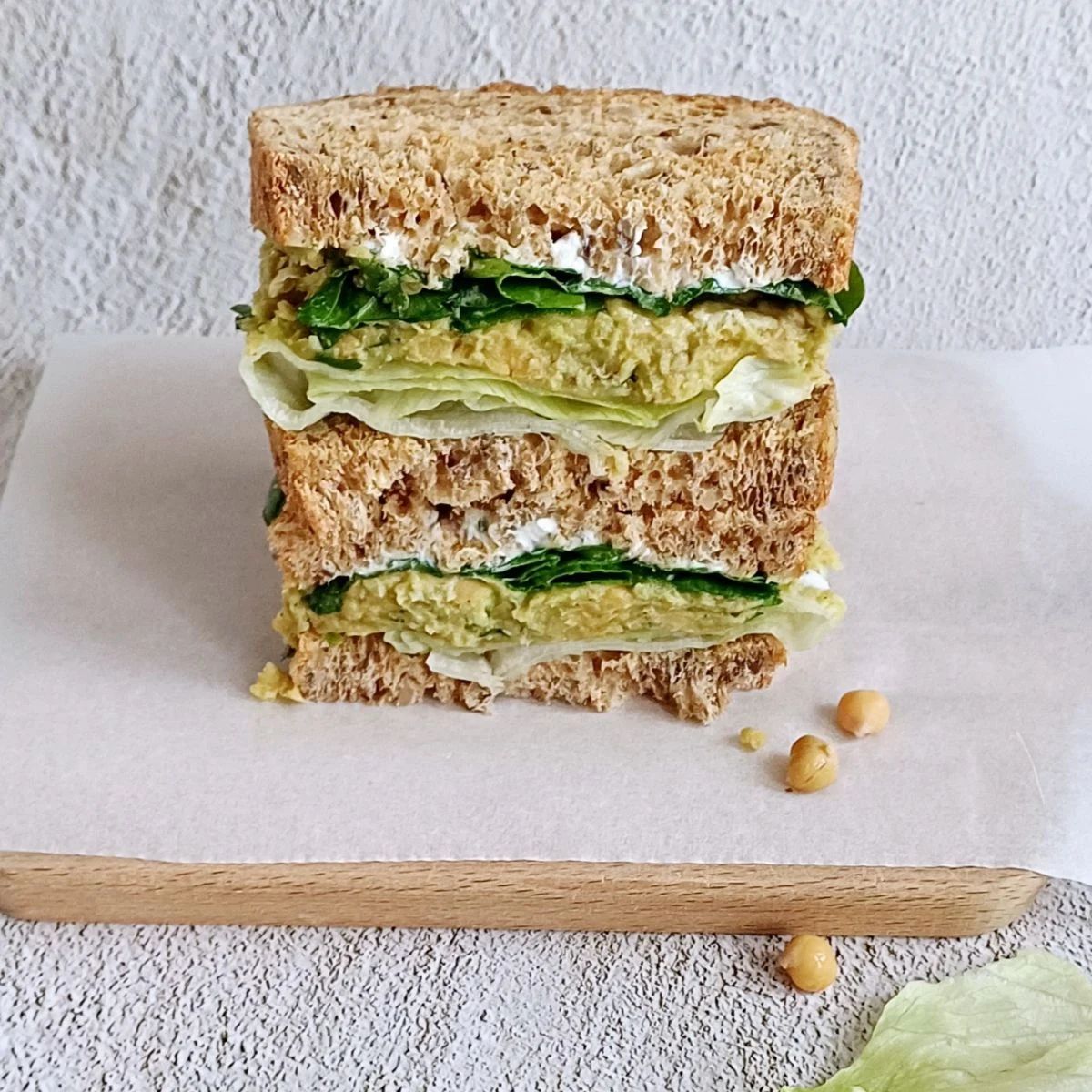 Chickpea Avocado Sandwich