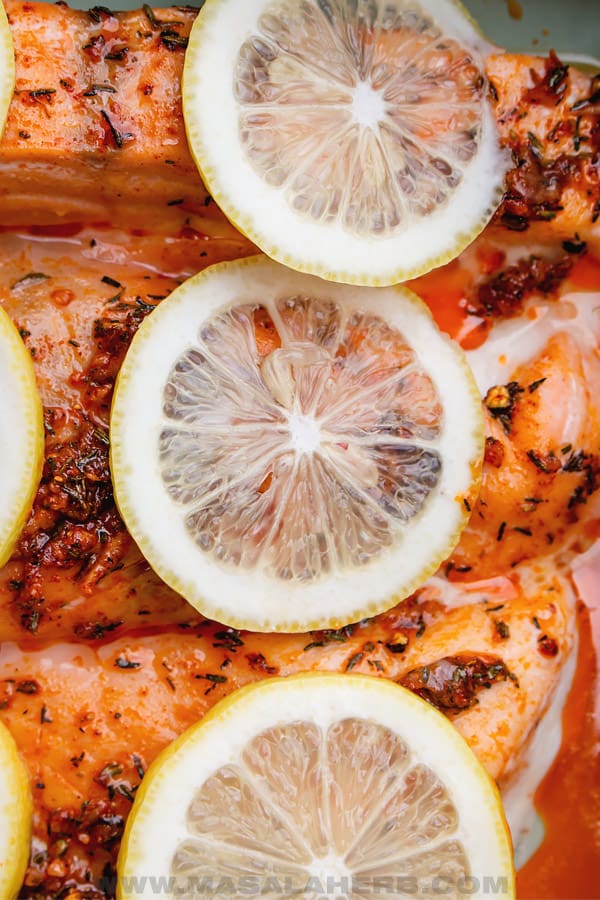 Baked Spiced Salmon Fillet
