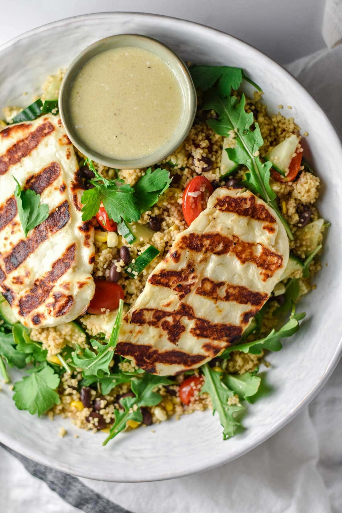 Halloumi Couscous Salad