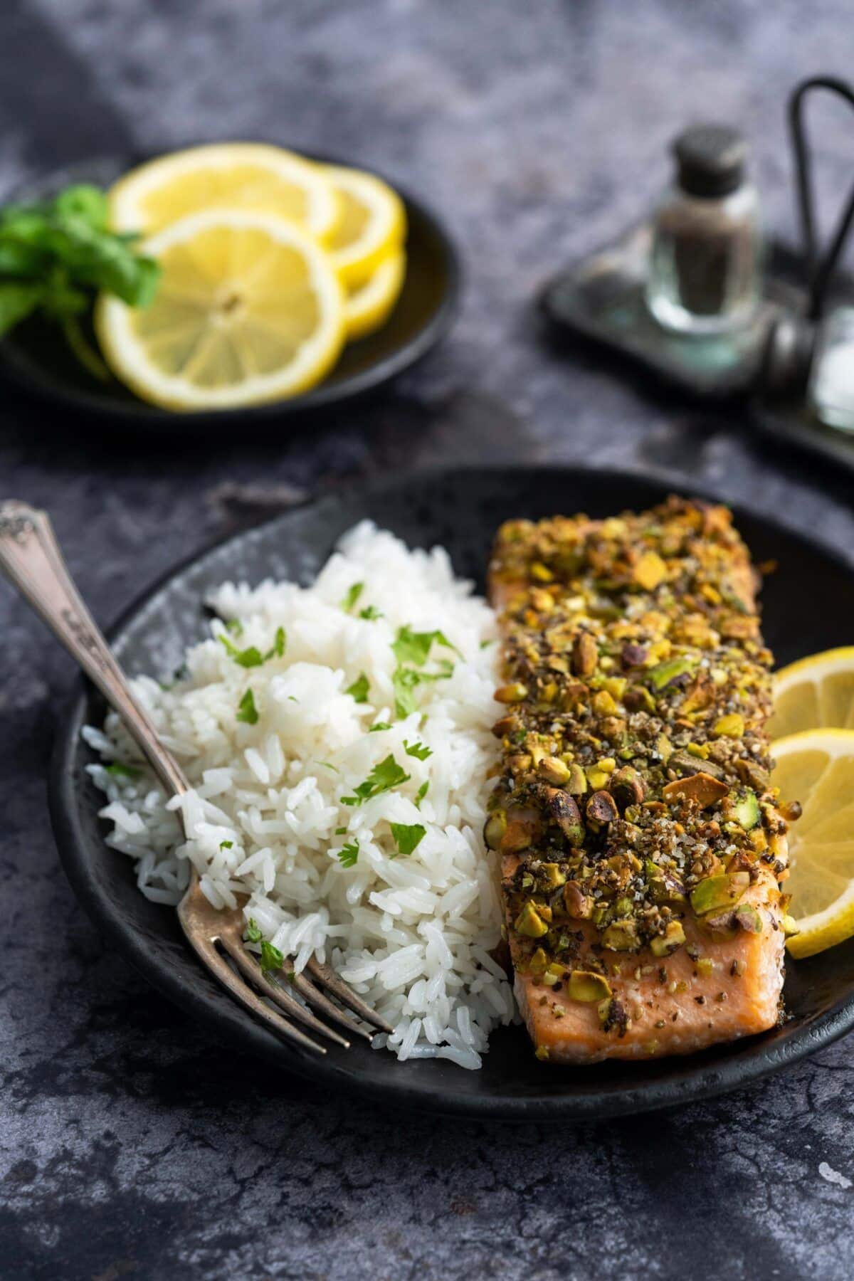 Pistachio Crusted Salmon