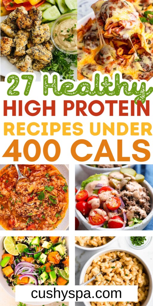 protein recipes under 400 cals