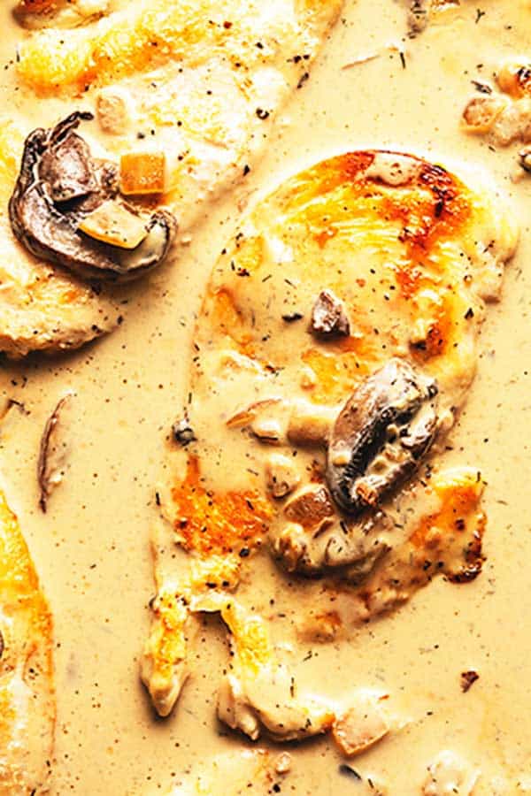 Keto Chicken Stroganoff