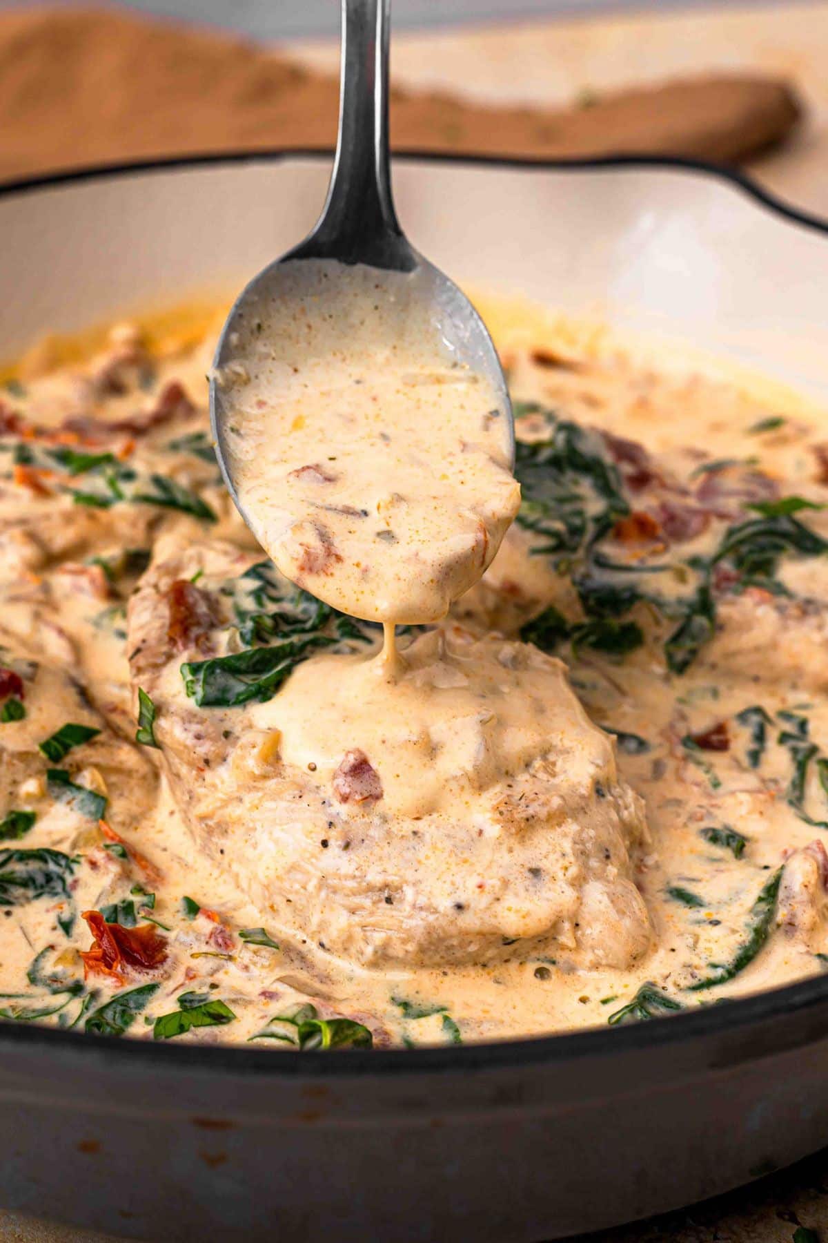 Chicken in Parmesan Sauce