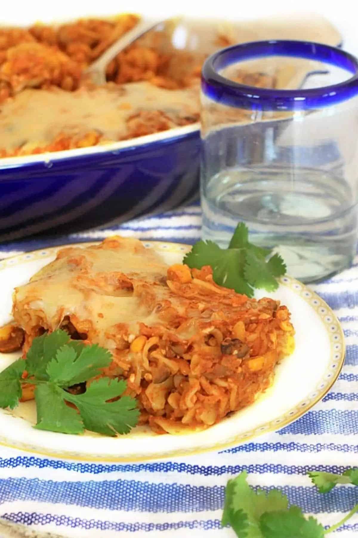 Baked Enchilada Pasta