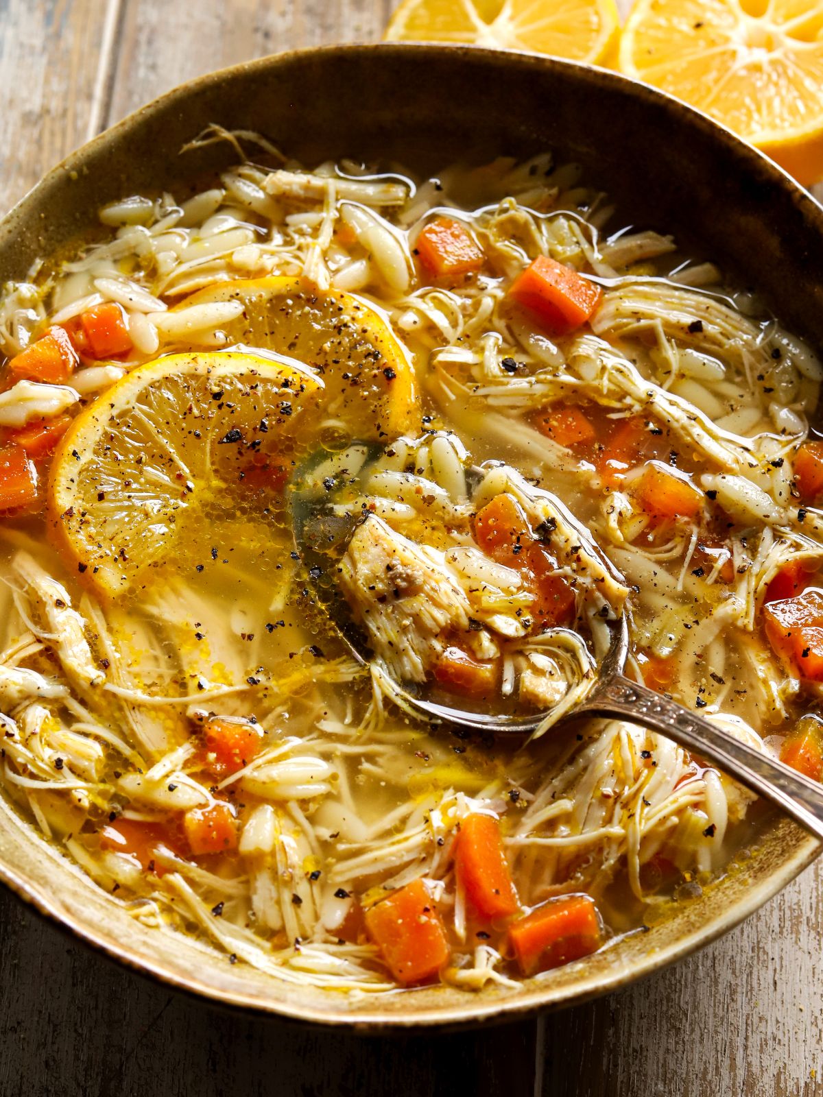 crockpot lemon chicken soup