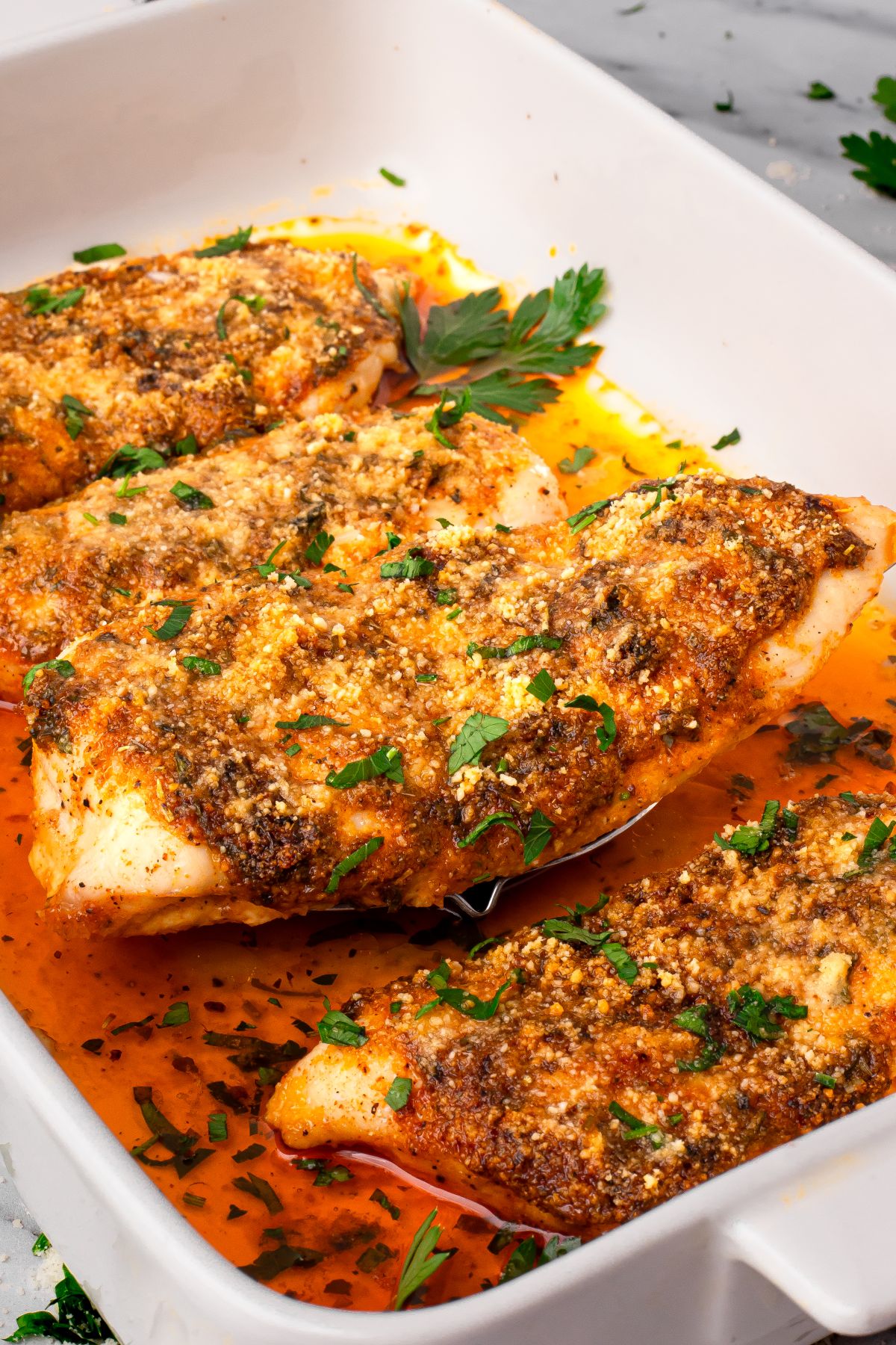 Garlic Parmesan Chicken Bake