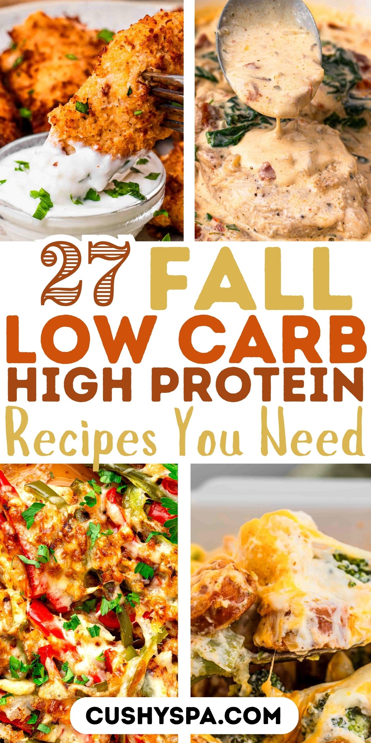 High Risk Recipes 27 Fall-Friendly High Protein Low Carb Recipes - Cushy Spa
