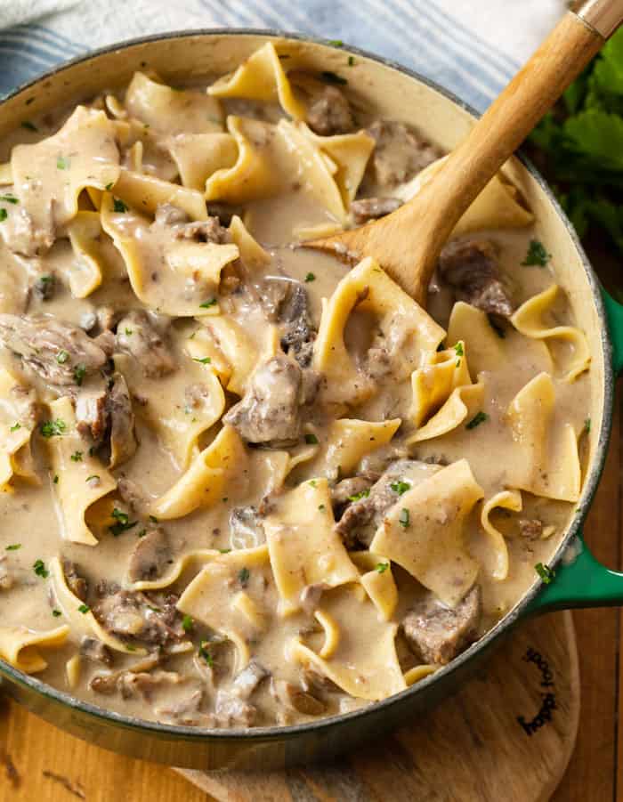 16. Slow Cooker Beef Stroganoff