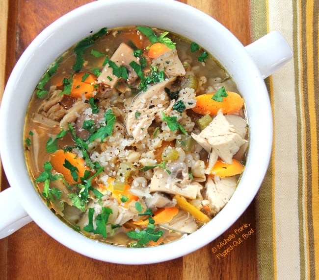 17. Barley Chicken and Vegetable Soup