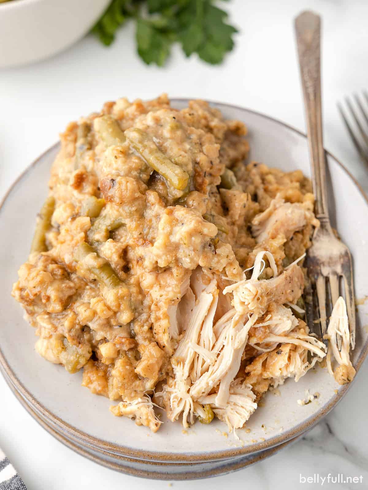 20. Crockpot Chicken and Stuffing